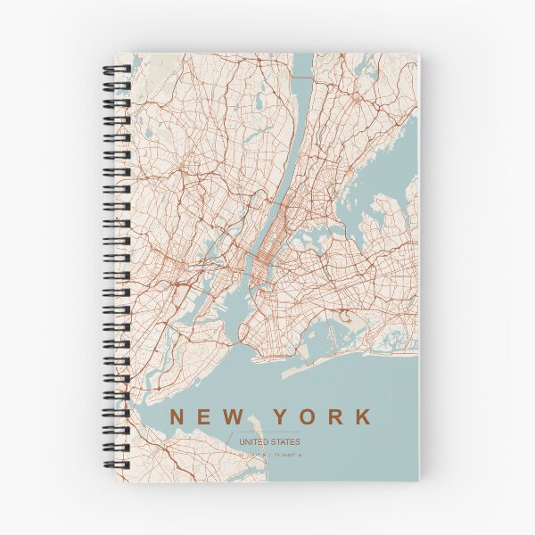 Item preview, New York City Terracotta Map designed and sold by cosmoroutine.