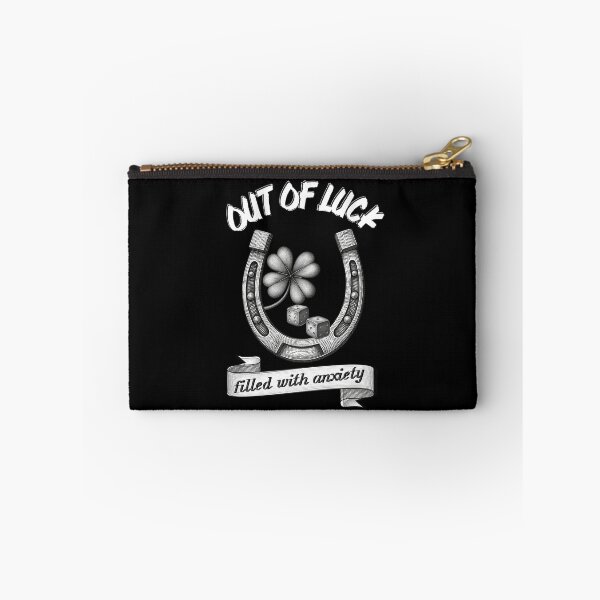 Item preview, Out of Luck Filled With Anxiety Funny Retro Tattoo Flash | Light Ink Edition designed and sold by SunandShade.