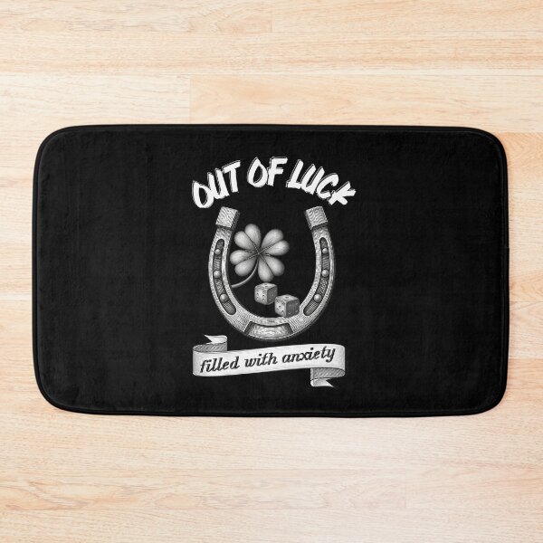 Item preview, Out of Luck Filled With Anxiety Funny Retro Tattoo Flash | Light Ink Edition designed and sold by SunandShade.