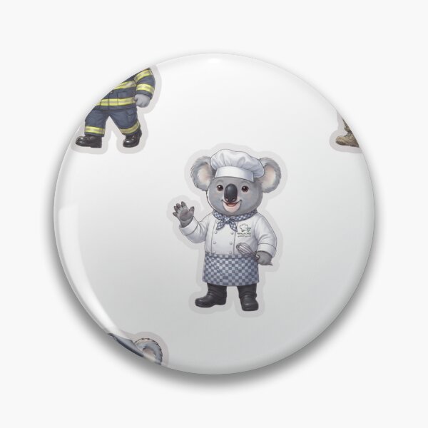 Item preview, Cute Koala Character In Professional Uniforms designed and sold by KAWAII STUDIO NB.