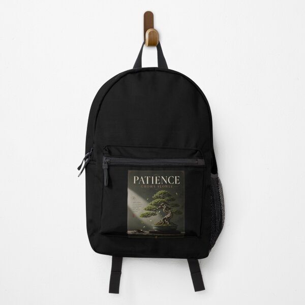 Item preview, Patience Grows Slowly – Elegant Bonsai Poster  designed and sold by Sketchlegacy.