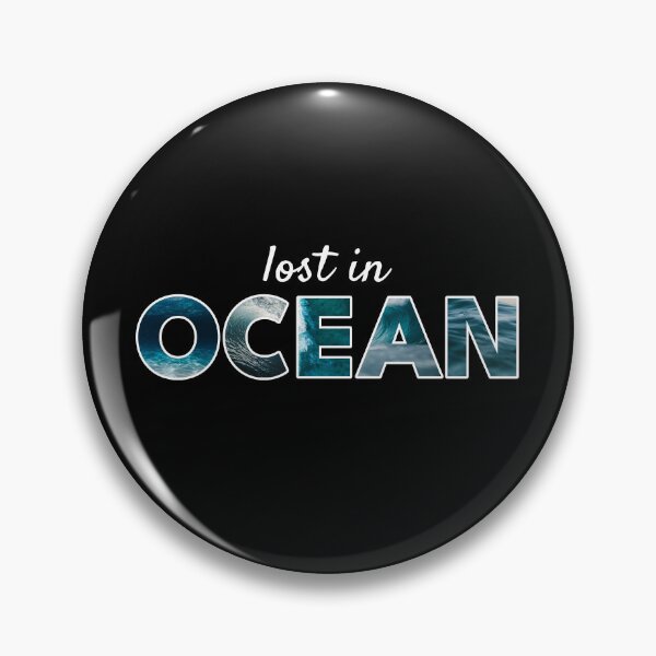 Item preview, Lost in Ocean – Ocean Waves Aesthetic Word Art designed and sold by NeededTees.