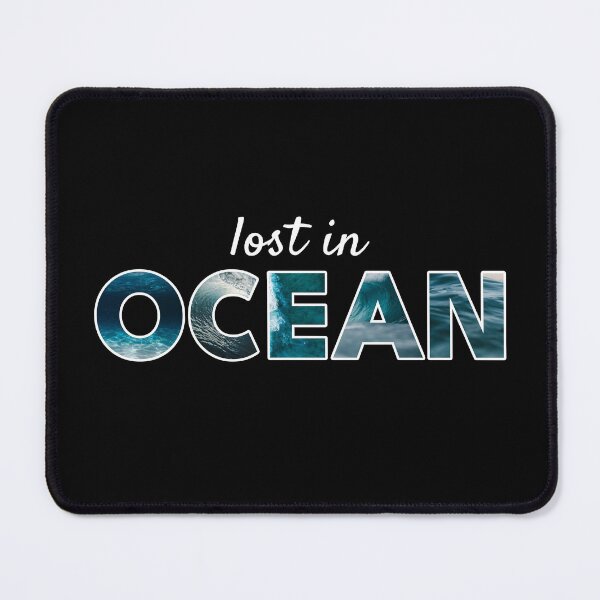 Item preview, Lost in Ocean – Ocean Waves Aesthetic Word Art designed and sold by NeededTees.