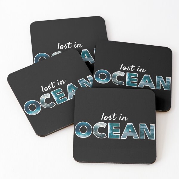 Item preview, Lost in Ocean – Ocean Waves Aesthetic Word Art designed and sold by NeededTees.