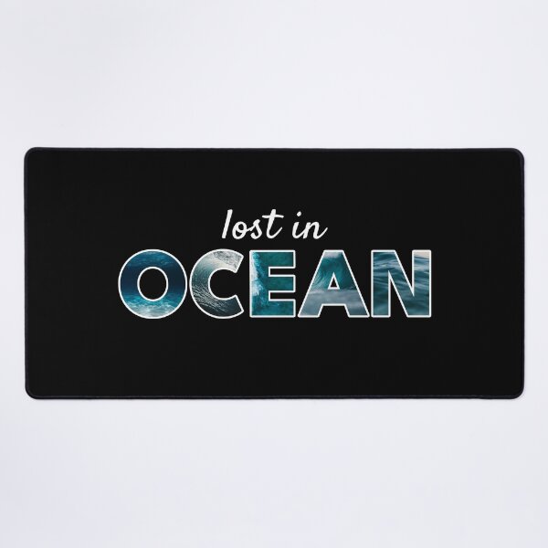 Item preview, Lost in Ocean – Ocean Waves Aesthetic Word Art designed and sold by NeededTees.