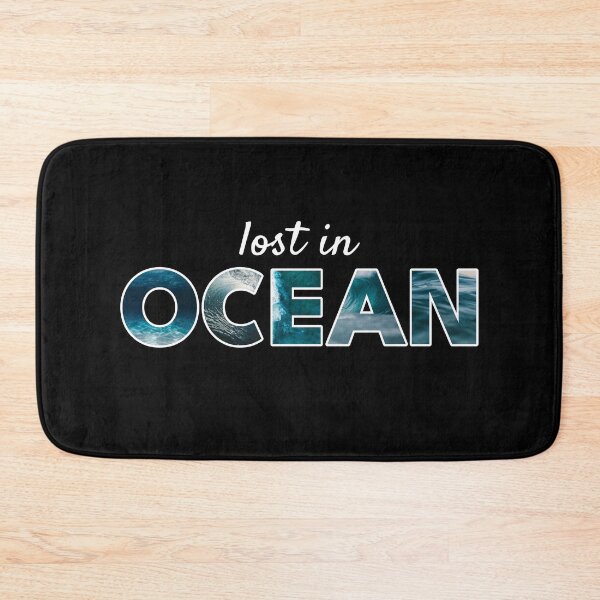 Item preview, Lost in Ocean – Ocean Waves Aesthetic Word Art designed and sold by NeededTees.