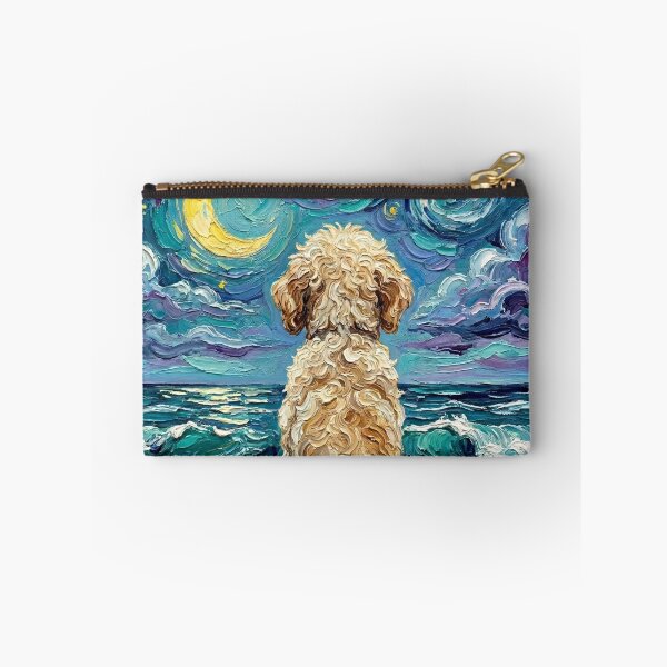 Item preview, Beach Nights - Goldendoodle designed and sold by AjaTrier.