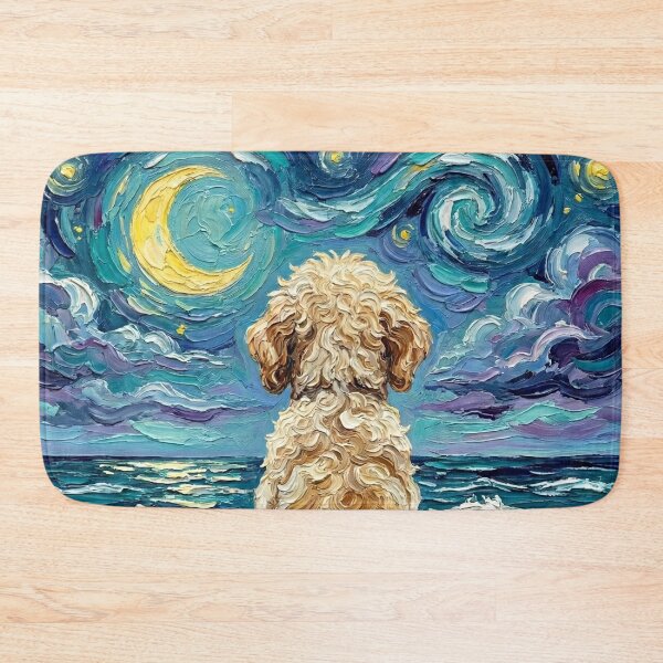 Item preview, Beach Nights - Goldendoodle designed and sold by AjaTrier.