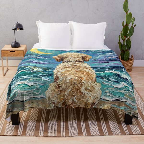 Item preview, Beach Nights - Goldendoodle designed and sold by AjaTrier.