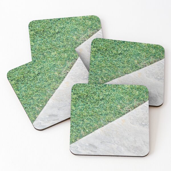 Item preview, Diagonal Split of Green Grass and Stone Pavement Texture for Landscaping and Design Background designed and sold by Nmallia.