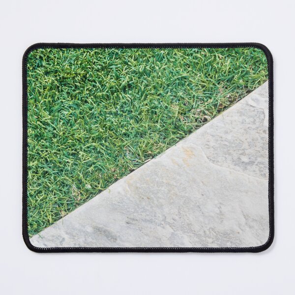 Item preview, Diagonal Split of Green Grass and Stone Pavement Texture for Landscaping and Design Background designed and sold by Nmallia.