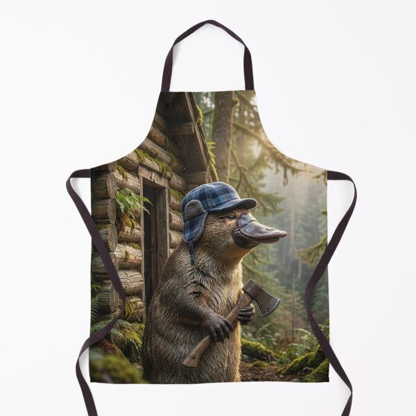 Item preview, The Lumberjack Platypus Who Tamed the Pacific Northwest designed and sold by Tridentulus.