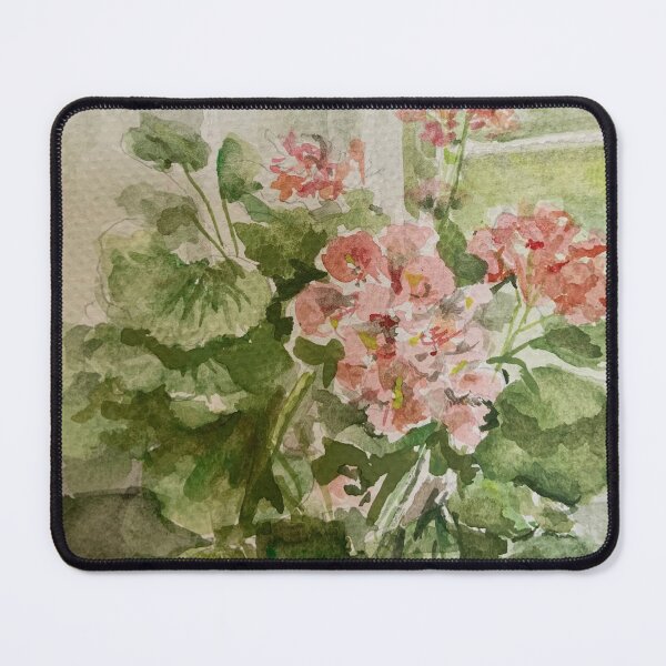 Item preview, Happy Geraniums designed and sold by paintingsbyk.