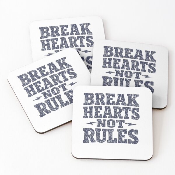 Item preview, Break Hearts Not Rules designed and sold by Artify Walls.