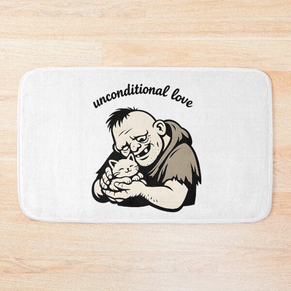 Item preview, Unconditional Love – Rescue Cat & Kind Soul | Heartwarming Animal Lover Design designed and sold by Santuário da Bicharada.