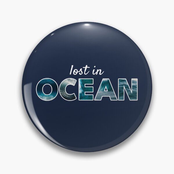 Item preview, Lost in Ocean – Ocean Waves Aesthetic Word Art designed and sold by NeededTees.