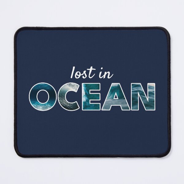Item preview, Lost in Ocean – Ocean Waves Aesthetic Word Art designed and sold by NeededTees.