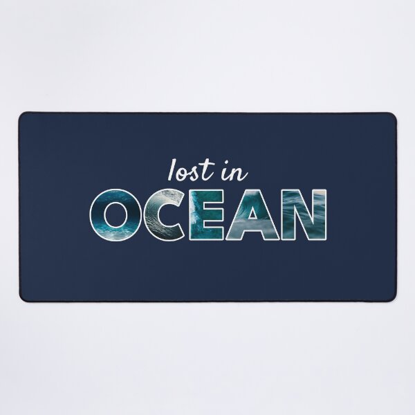 Item preview, Lost in Ocean – Ocean Waves Aesthetic Word Art designed and sold by NeededTees.