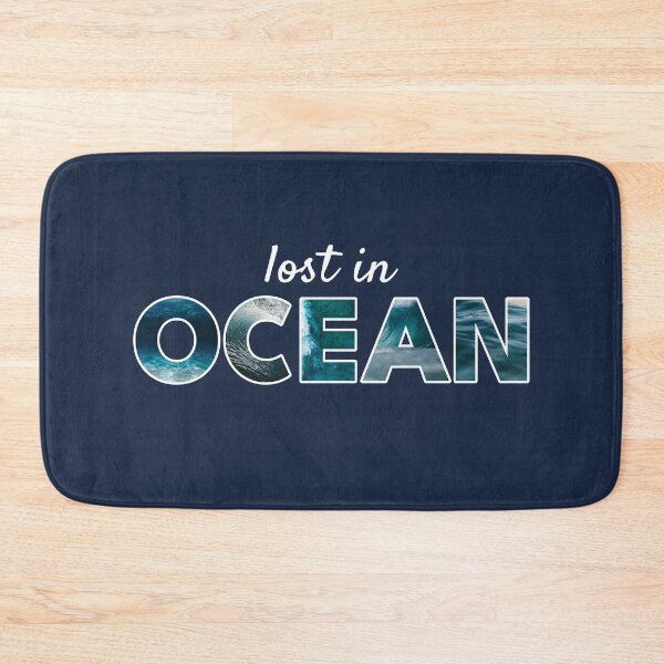 Item preview, Lost in Ocean – Ocean Waves Aesthetic Word Art designed and sold by NeededTees.