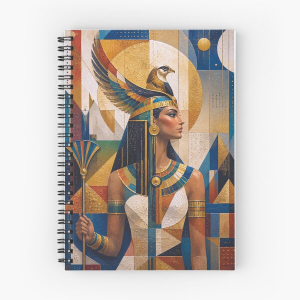 Item preview, Egyptian Goddess Nechbet painting. designed and sold by GalleryKauffeld.