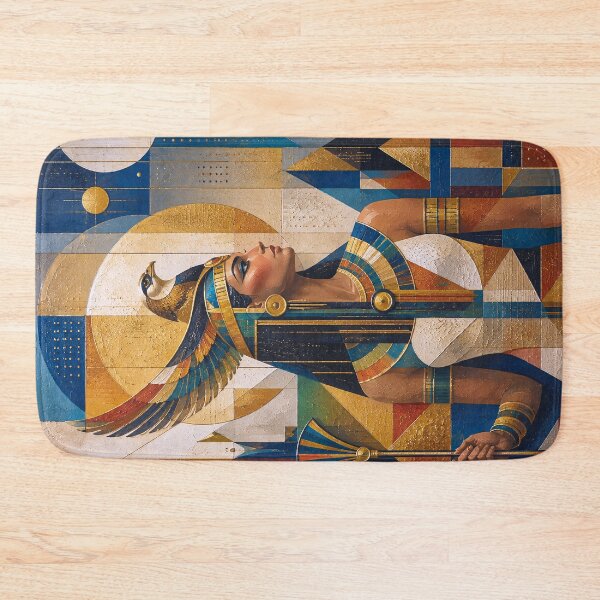 Item preview, Egyptian Goddess Nechbet painting. designed and sold by GalleryKauffeld.