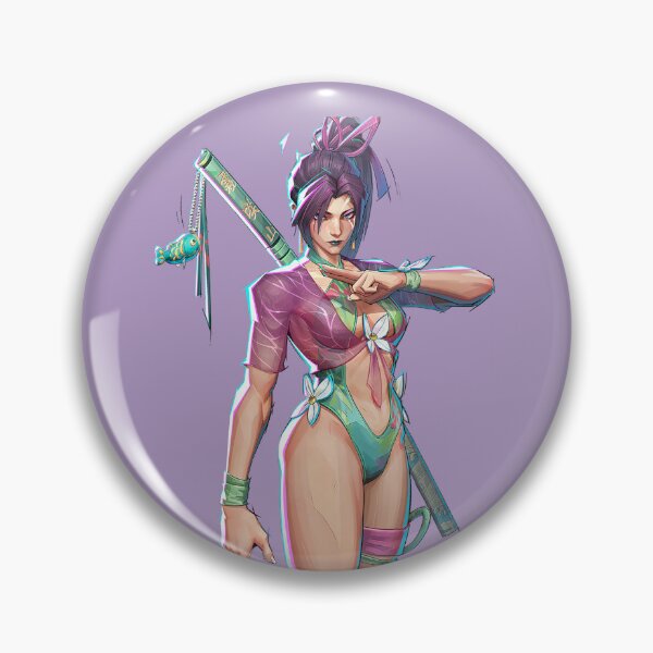 Item preview, Psylocke Marvel Rivals summer skin sticker designed and sold by Applesaucemeow-.