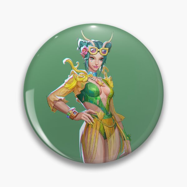 Item preview, Mantis Marvel Rivals summer skin sticker designed and sold by Applesaucemeow-.