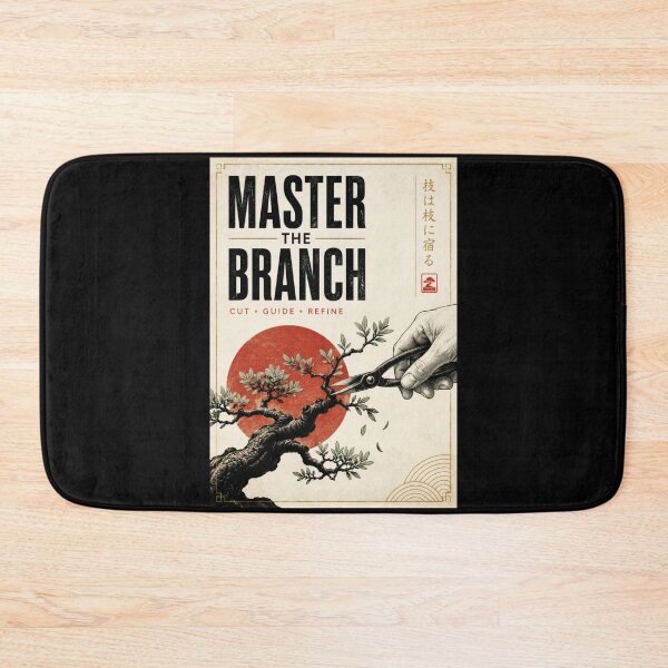 Item preview, Master the Branch – Japanese Bonsai Pruning Poster  designed and sold by Sketchlegacy.