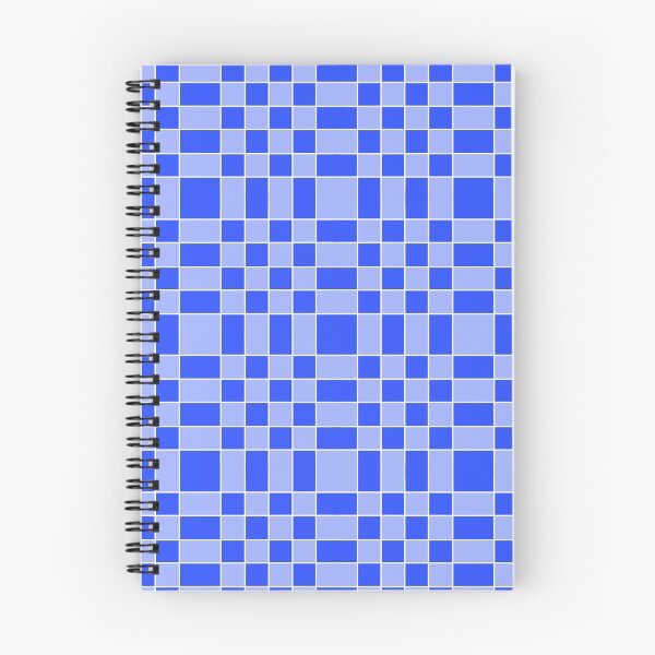 Item preview, Vibrant Blue Retro Geometric Grid Pattern designed and sold by VOYID ART STUDIO.