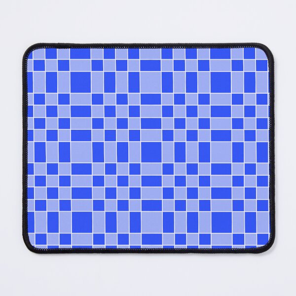 Item preview, Vibrant Blue Retro Geometric Grid Pattern designed and sold by VOYID ART STUDIO.