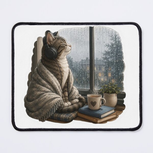 Item preview, cat relaxing designed and sold by Snurly.
