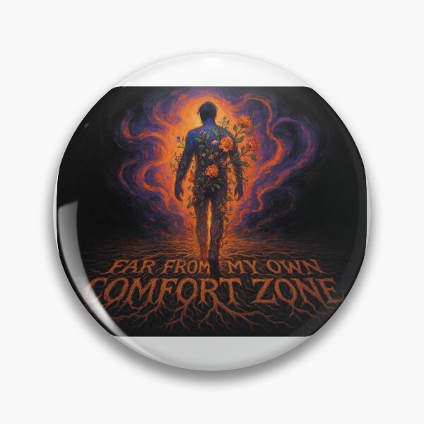 Item preview, Far From My Own Comfort Zone - Fiery Bloom designed and sold by AcosDesign.