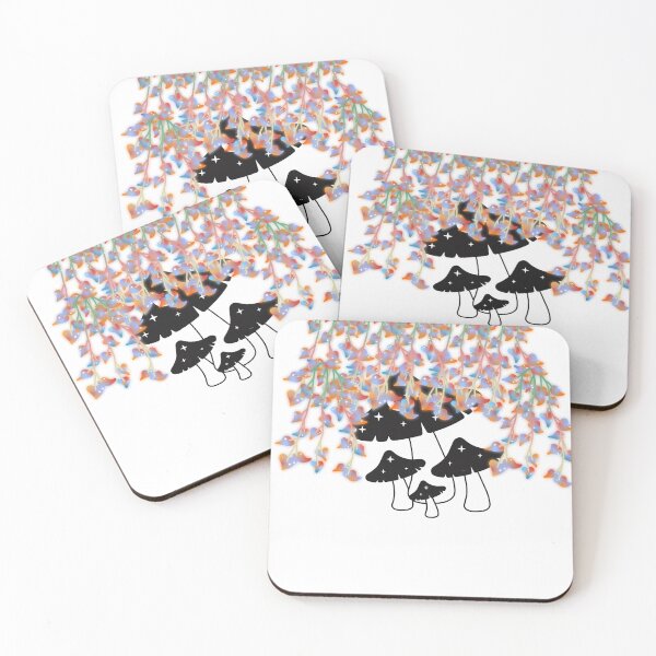 Item preview, Mystical Neon Vines and Silhouette Mushrooms designed and sold by Sowaninongtdu.