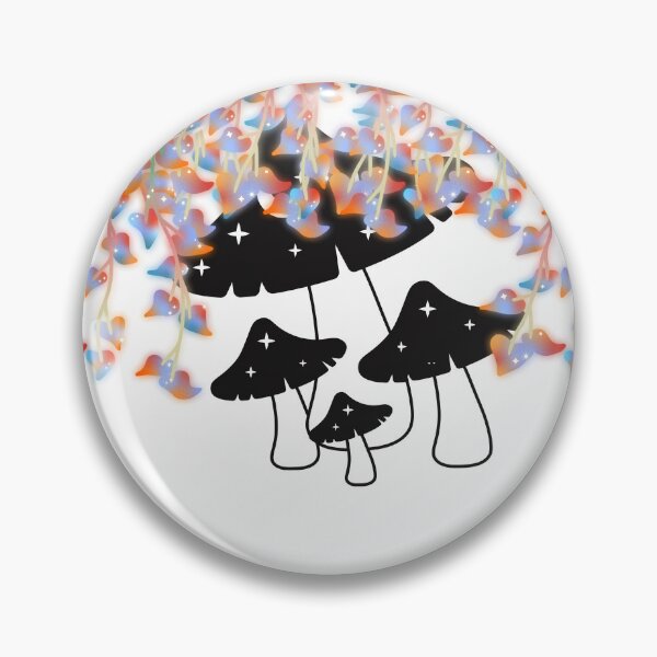 Item preview, Mystical Neon Vines and Silhouette Mushrooms designed and sold by Sowaninongtdu.