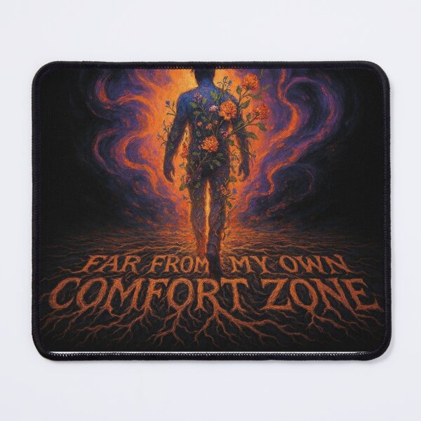 Item preview, Far From My Own Comfort Zone - Fiery Bloom designed and sold by AcosDesign.