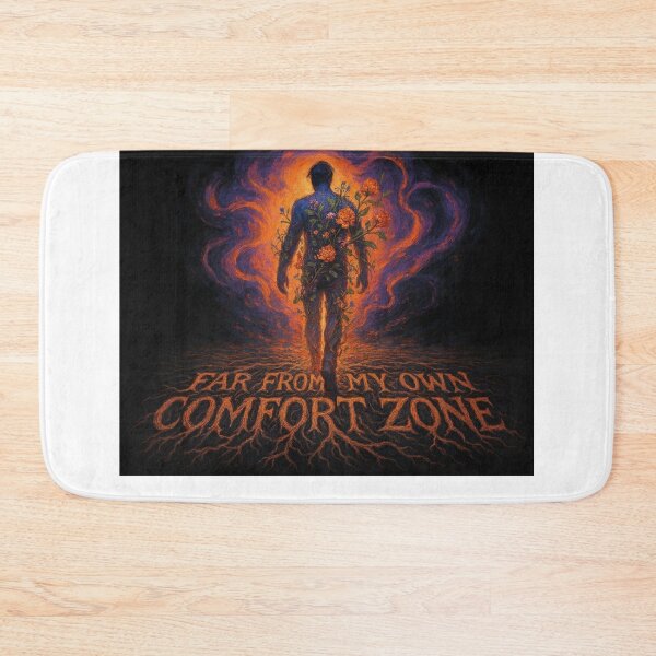 Item preview, Far From My Own Comfort Zone - Fiery Bloom designed and sold by AcosDesign.