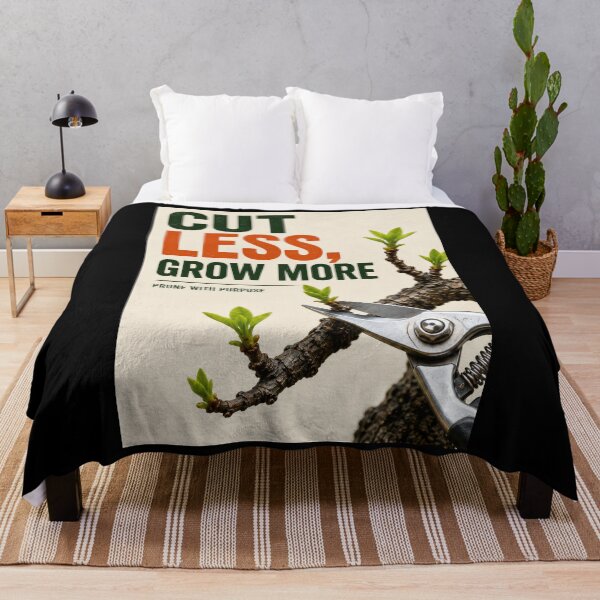 Item preview, Cut Less, Grow More – Purposeful Pruning Poster designed and sold by Sketchlegacy.
