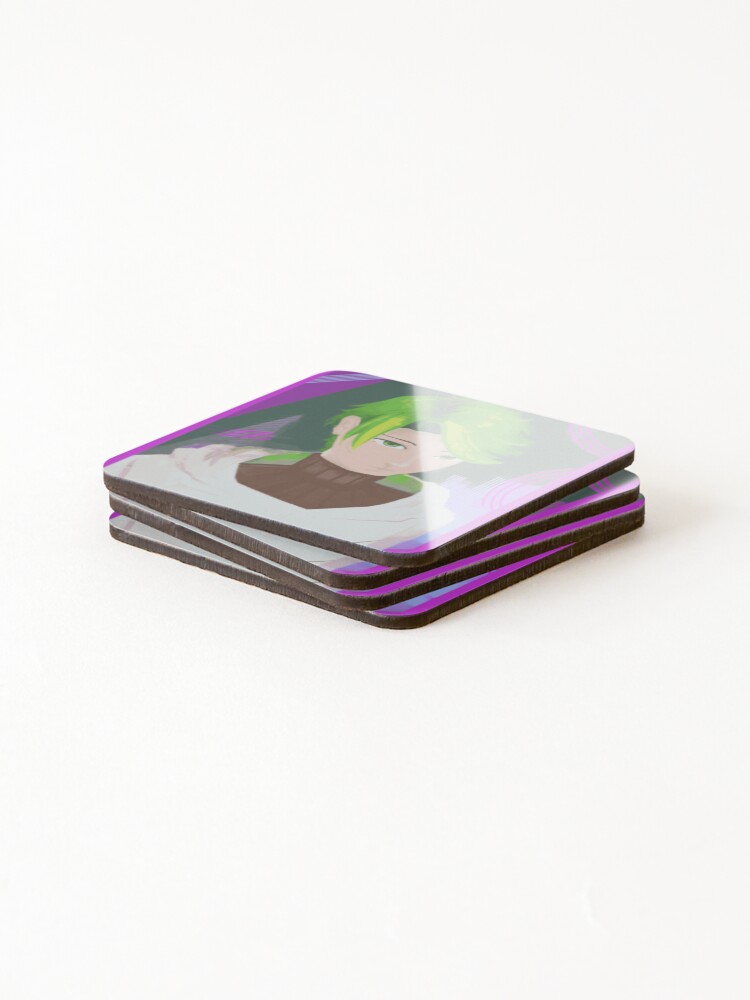 Thumbnail 4 of 5, Coasters (Set of 4), Dynamic Color Block Shaded Geometric Composition designed and sold by FormVivid.