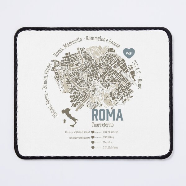 Item preview, Rome Vintage Map Italian Style designed and sold by waldraws.
