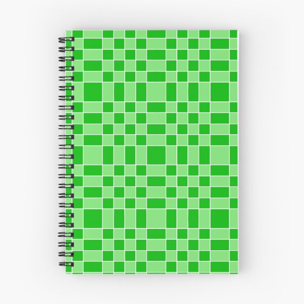 Item preview, Vibrant Green Retro Geometric Grid Pattern designed and sold by VOYID ART STUDIO.