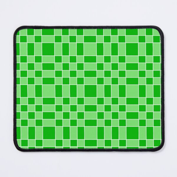 Item preview, Vibrant Green Retro Geometric Grid Pattern designed and sold by VOYID ART STUDIO.