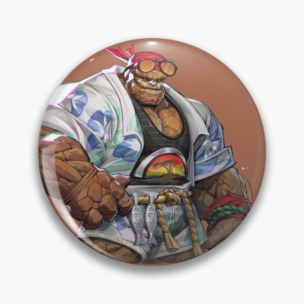 Item preview, The Thing Marvel Rivals summer skin sticker designed and sold by Applesaucemeow-.