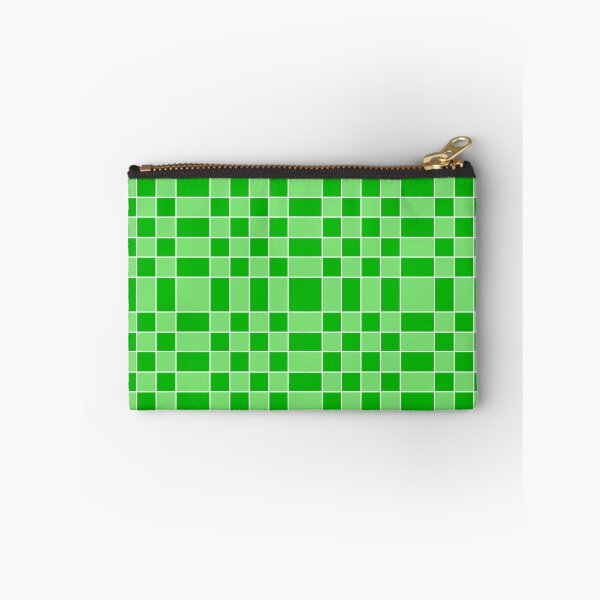 Item preview, Vibrant Green Retro Geometric Grid Pattern designed and sold by VOYID ART STUDIO.