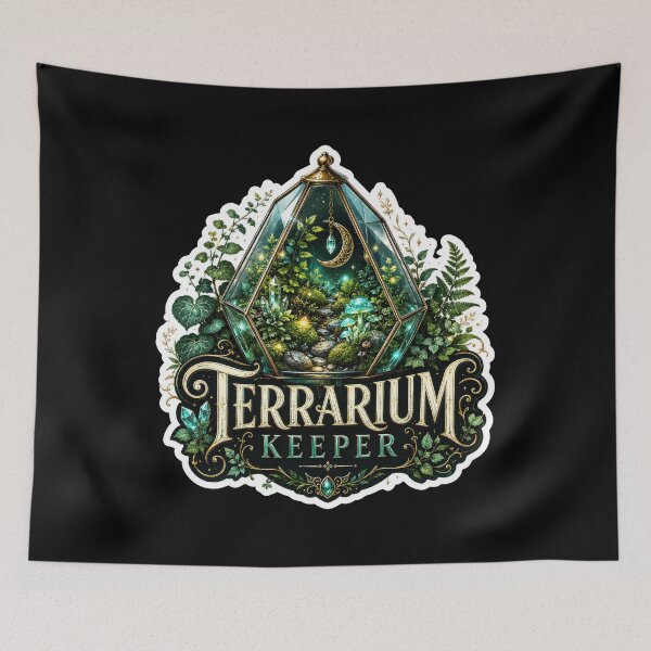 Item preview, Terrarium Keeper – Enchanted Botanical Garden  designed and sold by Sketchlegacy.
