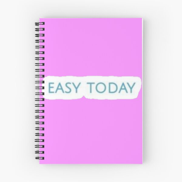 Item preview, Easy Today Minimalist Quote - Aesthetic Blue Typography Sticker designed and sold by Scro-Ciob-Shop.