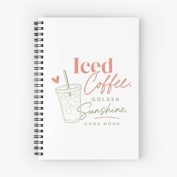 Item preview, Iced Coffee Golden Sunshine Good Mood Shirt | Minimal Coffee Lover Tee | Summer Coffee Aesthetic designed and sold by Verycutethings.