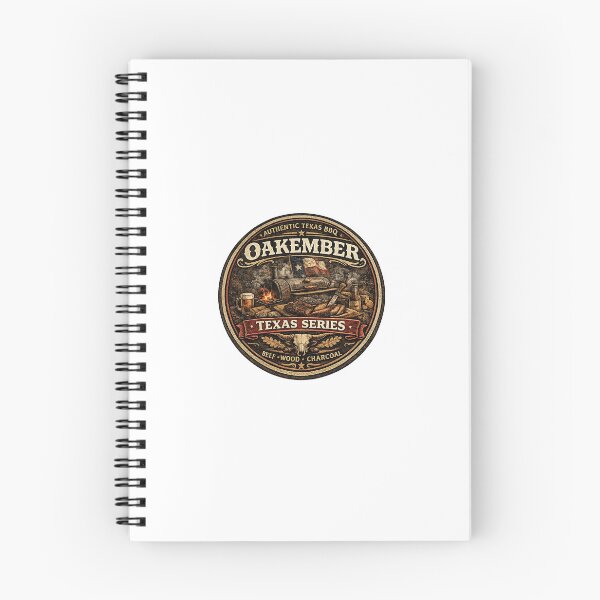 Item preview, OakEmber Texas Series | Vintage Texas BBQ Badge designed and sold by OakEmber.