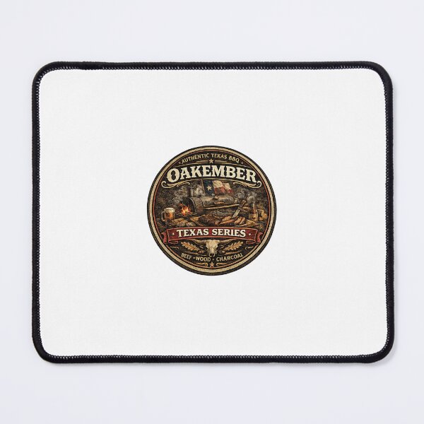 Item preview, OakEmber Texas Series | Vintage Texas BBQ Badge designed and sold by OakEmber.