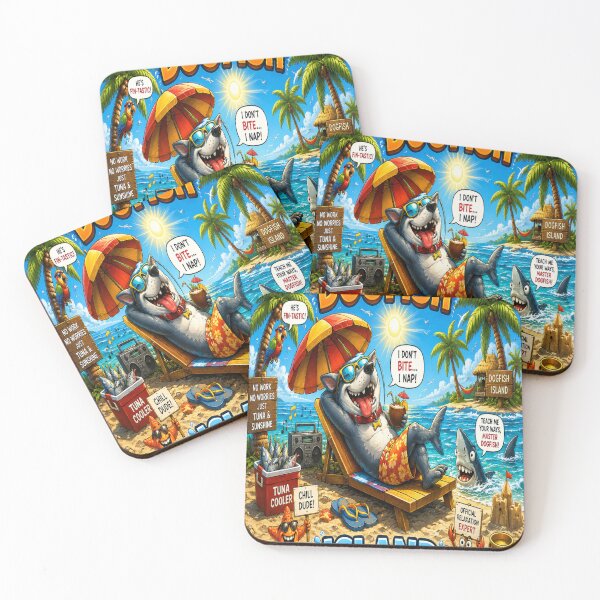 Item preview, Relaxing beach dog design  designed and sold by urbanshop7.
