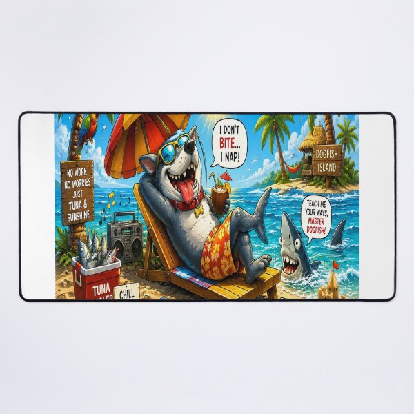 Item preview, Relaxing beach dog design  designed and sold by urbanshop7.